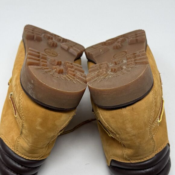 Timberland Oakwell 7 Eye Moc Toe Boots Mens 10 M Brown Nubuck Leather Lug Shoes main image 14